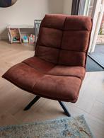 Clayton Fauteuil Koper - Leen Bakker, Huis en Inrichting, Fauteuils, Ophalen, 75 tot 100 cm, Zo goed als nieuw, Metaal