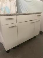 Keukenblokje 1,20, Ophalen, Gebruikt, Overige materialen, Wit