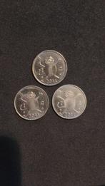 Laatste gulden 2001 met leeuw, 3 stuks, Postzegels en Munten, Munten | Nederland, 1 gulden, Ophalen of Verzenden, Koningin Beatrix