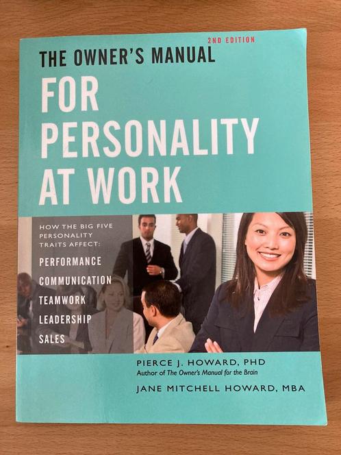 HOWARD - Personality at Work, Boeken, Studieboeken en Cursussen, Zo goed als nieuw, Alpha, Ophalen of Verzenden