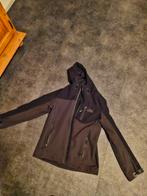 Outdoor jas  olijfgroen/zwart  S, Ophalen, Zo goed als nieuw, Regenjas