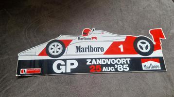 GP Zandvoort 1985 sticker beschikbaar voor biedingen