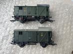 2x Piko Bagagewagens DRG ho, Hobby en Vrije tijd, Modeltreinen | H0, Gelijkstroom, Wagon, Zo goed als nieuw, Piko