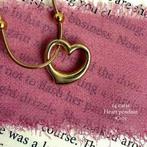 14 karaat hanger hart, Sieraden, Tassen en Uiterlijk, Kettinghangers, 14 karaat, 14 karaat, Ophalen of Verzenden, Hart