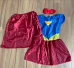 Supergirl verkleedpak - maat 146, Kinderen en Baby's, Carnavalskleding en Verkleedspullen, Jongen of Meisje, Zo goed als nieuw