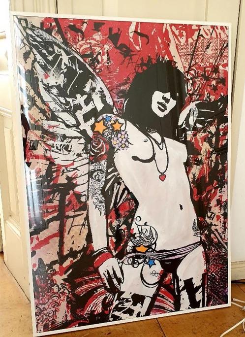 Originele zeefdruk Copyright ' Morningstar' - groot formaat, Antiek en Kunst, Kunst | Designobjecten, Ophalen