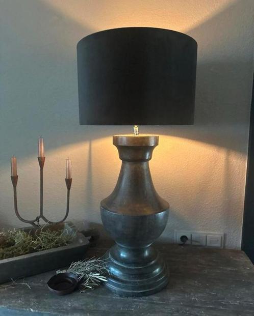 Baluster lamp met kap Aura Peeperkorn SALE, Huis en Inrichting, Lampen | Tafellampen, Ophalen of Verzenden