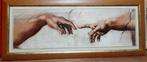 Sixtijnse Kapel Handen Replica - 110x45cm, Antiek en Kunst, Kunst | Schilderijen | Klassiek, Ophalen