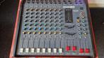 Soundlab PMX 802D mixer versterker in kist, Muziek en Instrumenten, Mengpanelen, Ophalen of Verzenden, Gebruikt, 10 tot 20 kanalen