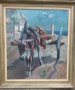 Schilderij van Frans Boers,, Antiek en Kunst, Ophalen of Verzenden