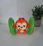 Bright Starts Roll & Glow Monkey, Kinderen en Baby's, Ophalen of Verzenden, Zo goed als nieuw, Auto, Met licht