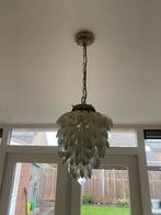 Zilveren hanglamp met glazen steentjes, Ophalen, Zo goed als nieuw, Glas