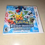 Pokemon Mystery Dungeon Gates to Infinity 3DS Game Case, Avontuur en Actie, Verzenden, 1 speler, Zo goed als nieuw