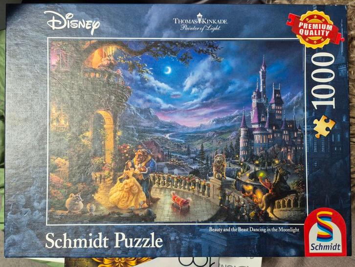 Disney Belle en het Beest Puzzel 10euro!, Hobby en Vrije tijd, Denksport en Puzzels, Nieuw, Legpuzzel, 500 t/m 1500 stukjes, Ophalen of Verzenden