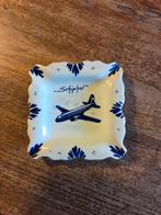 Delfts blauw asbakje Schiphol vliegtuig, Ophalen of Verzenden