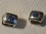 Mooie oude zilveren oorbellen, zilver 925., Verzenden, Zo goed als nieuw, Met edelsteen, Knopjes of Stekers