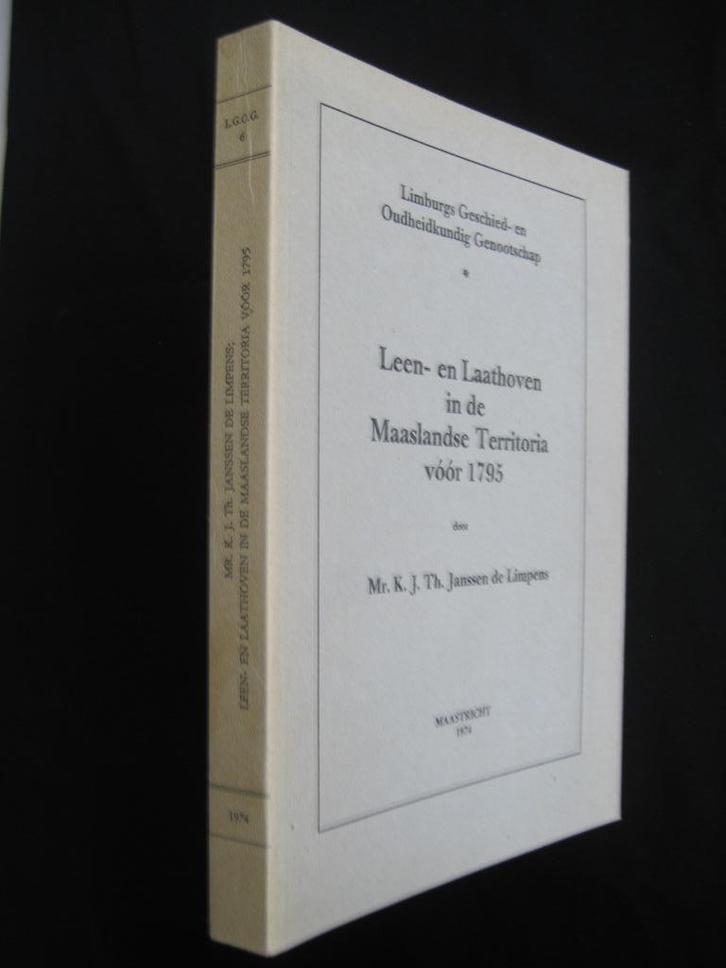 Leen- en Laathoven in de Maaslandse Territoria voor 1795, Boeken, Geschiedenis | Stad en Regio, Gelezen, Verzenden
