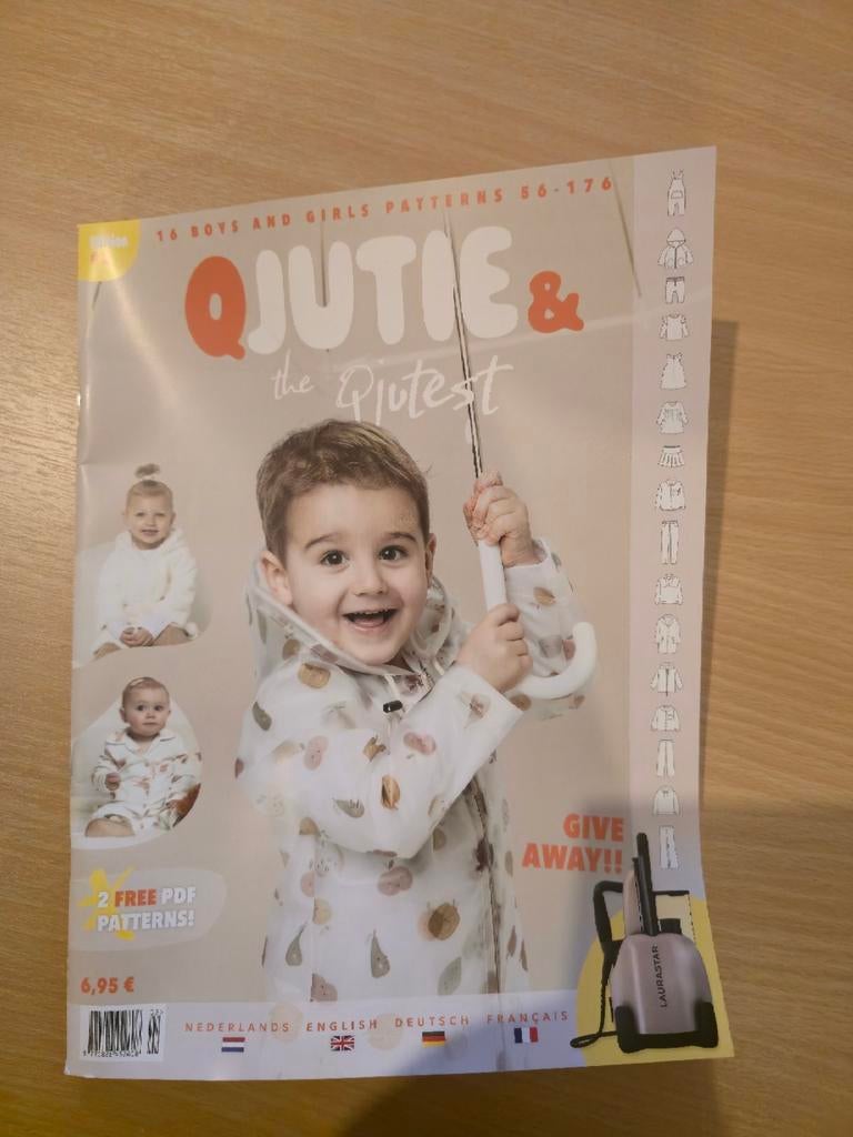 Naaipatronenboek Maat 56-176 qjutie & the qjutest, Overige merken, Overige typen, Kind, Ophalen of Verzenden