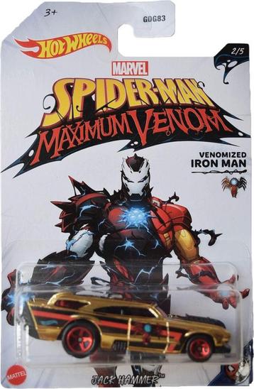 Hot Wheels Spider-Man Maximum Venom Jack Hammer