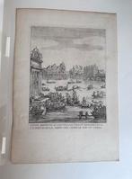 Kopergravure Amsterdam, Maria de Medici, spektakel Amstel, Antiek en Kunst, Kunst | Etsen en Gravures, Ophalen of Verzenden