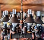 Vintage  Kroonluchter, Ophalen, Gebruikt, Glas, Vintage