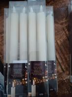 LED Kaarsen Set - Sfeervolle Verlichting, Kunststof, Crème, Nieuw, Ophalen of Verzenden