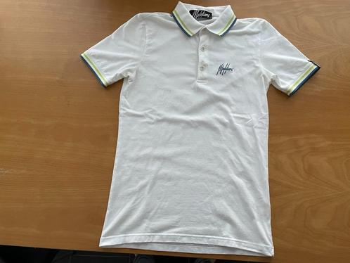 Malelions Signature polo shirt wit maat S of 164, Kinderen en Baby's, Kinderkleding | Maat 164, Gebruikt, Jongen, Shirt of Longsleeve