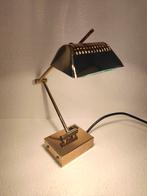 HERDA wand/bureau gouden lamp vintage, Verzenden, Zo goed als nieuw, Metaal, Minder dan 50 cm