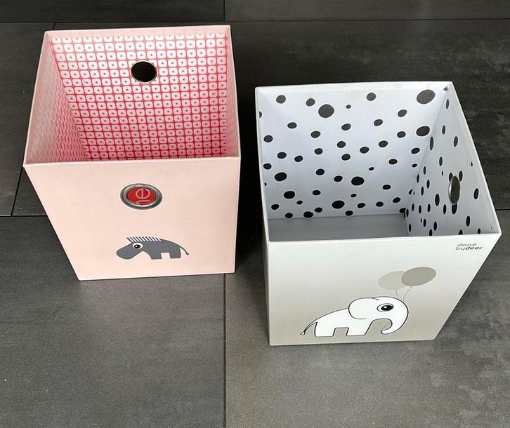 Done by Deer opbergdoos, stacking box, set van 2, Kinderen en Baby's, Kinderkamer | Inrichting en Decoratie, Gebruikt, Ophalen