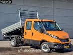Iveco Daily 35C21 Open Laadbak Dubbel Cabine 210PK 3.0L Dubb, Auto's, Bestelauto's, Automaat, Stof, Euro 6, Iveco