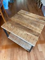 Mango houten salontafel 60x60, Huis en Inrichting, Ophalen, 50 tot 100 cm, Vierkant, Zo goed als nieuw