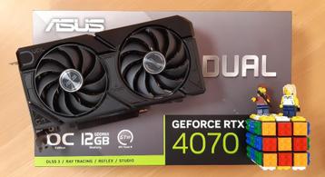 ASUS Dual GeForce RTX 4070 EVO OC Edition 12GB GDDR6X beschikbaar voor biedingen