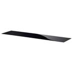 IKEA Besta Bovenblad Zwart Glas 120x40, Ophalen, Zo goed als nieuw