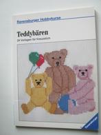 Borduurboek  vol 24  Teddy Beren zie foto´s   nr 8460, Hobby en Vrije tijd, Borduren en Borduurmachines, Nieuw, Patroon, Verzenden