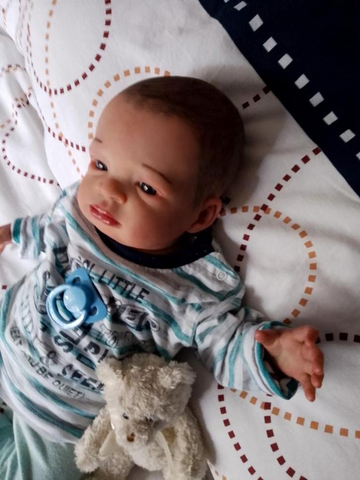 Reborn super mooi, Verzamelen, Poppen, Zo goed als nieuw, Pop, Ophalen of Verzenden