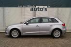 Audi A3 Sportback 1.0 TFSI 115pk Sport Edition -NAVI-LED-PDC, Origineel Nederlands, Te koop, Zilver of Grijs, 5 stoelen