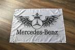 BENZ BANNER 40X60 MET BEVESTIGGINGS OGEN, Auto diversen, Wieldoppen, Ophalen of Verzenden, Nieuw