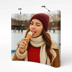 Beurswand Pop-up met balie en led verlichting, Ophalen of Verzenden, Zo goed als nieuw, Lichtbak of (neon) lamp