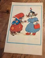 Waarzegster poes leest de poot van Mevrouw hond, Verzenden, 1920 tot 1940, Ongelopen, Kinderen