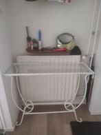 Side table / gang tafel van ijzer en glas, Ophalen, Gebruikt, Glas, 25 tot 50 cm