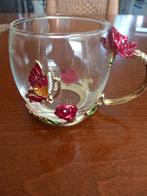 Koffie mok met glasdiamantjes, Huis en Inrichting, Keuken | Servies, Ophalen of Verzenden, Overige stijlen, Kop(pen) en/of Schotel(s)