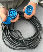 CEE caravan verlengkabel 15m -stekker/ connector, Ophalen