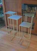 Te huur! Gouden zuilen van 70 cm hoog, Ophalen, Zo goed als nieuw, Geboorte of Huwelijk