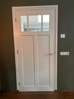 Paneel binnendeur met Meranti kozijn 93x211,5cm, Doe-het-zelf en Verbouw, Ophalen, Gebruikt, 80 tot 100 cm, Binnendeur