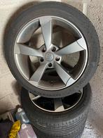 Velgen Audi VW Rotor 17 inch 5x112 met Continental banden, Auto-onderdelen, Banden en Velgen, Ophalen, Gebruikt, Banden en Velgen
