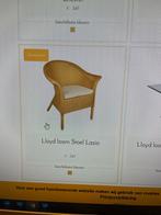 Lloyd loom 4 stuks, Ophalen of Verzenden, Gebruikt, Bruin