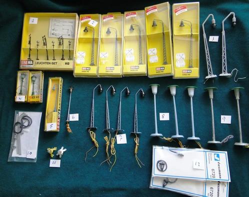 verlichting HO, Hobby en Vrije tijd, Modeltreinen | H0, Overige typen, Gelijkstroom, Overige merken, Ophalen