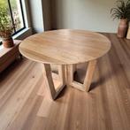 Eiken Ronde Eettafel, Huis en Inrichting, Tafels | Eettafels, Rond, Nieuw, Ophalen of Verzenden, 100 tot 150 cm