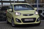 Kia Picanto 1.2 CVVT ISG Airco Led Elek. Ramen 1ste Eigenaar, Voorwielaandrijving, Euro 5, Gebruikt, Zwart