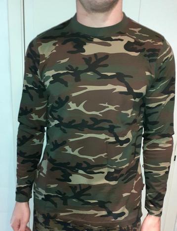 Longsleeve heren military camo Life Line S beschikbaar voor biedingen